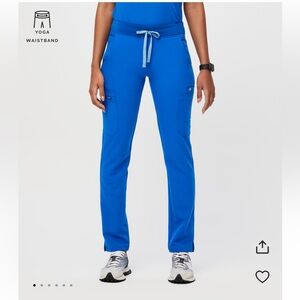 FIGS Royal Blue Scrub Pants Size Medium